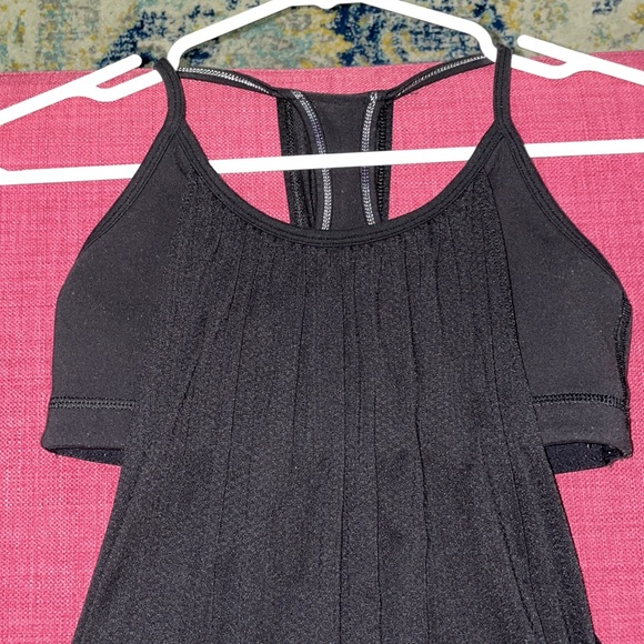 Lululemon No Limits Tank Black No Limit Top Tank Built-in Bra - Picture 5 of 7